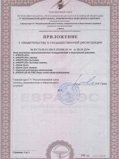 2015.03.25 Удомля - Приложение к сертификату, Профили поливинилхлоридные системы Rehau.