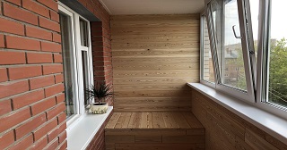 Отделка, остекление, утепление балконов в Удомле от 210 руб. м/2.